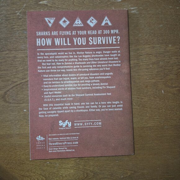 Brand new "How to Survive a Sharknado and Other Unnatural Disasters" Book - Picture 3 of 4